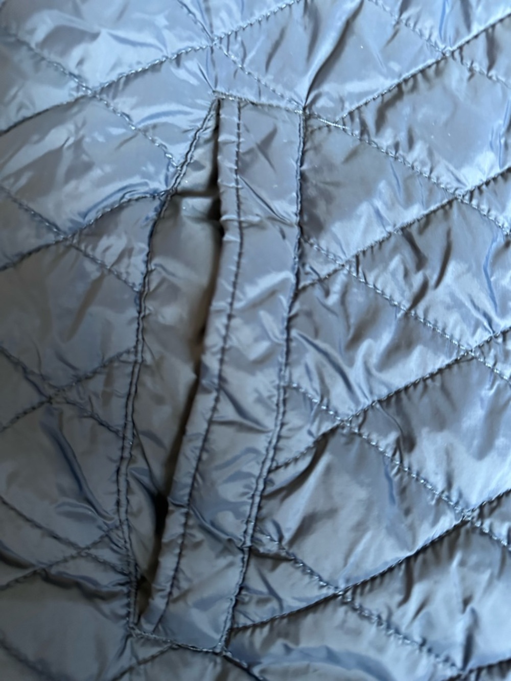 Weatherproof Quilted Navy Men's Vest with Stand Collar - Picture 4 of 7